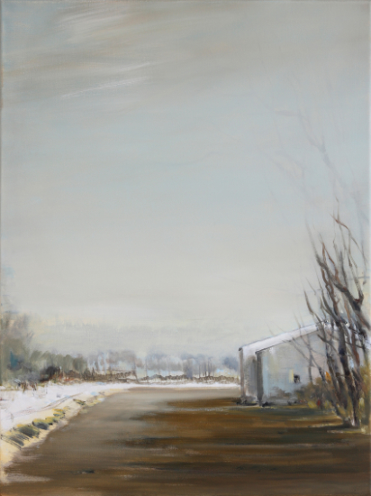 Weißes Licht, 2018/19, Acryl und Öl auf Leinwand, 80 x 60 cm